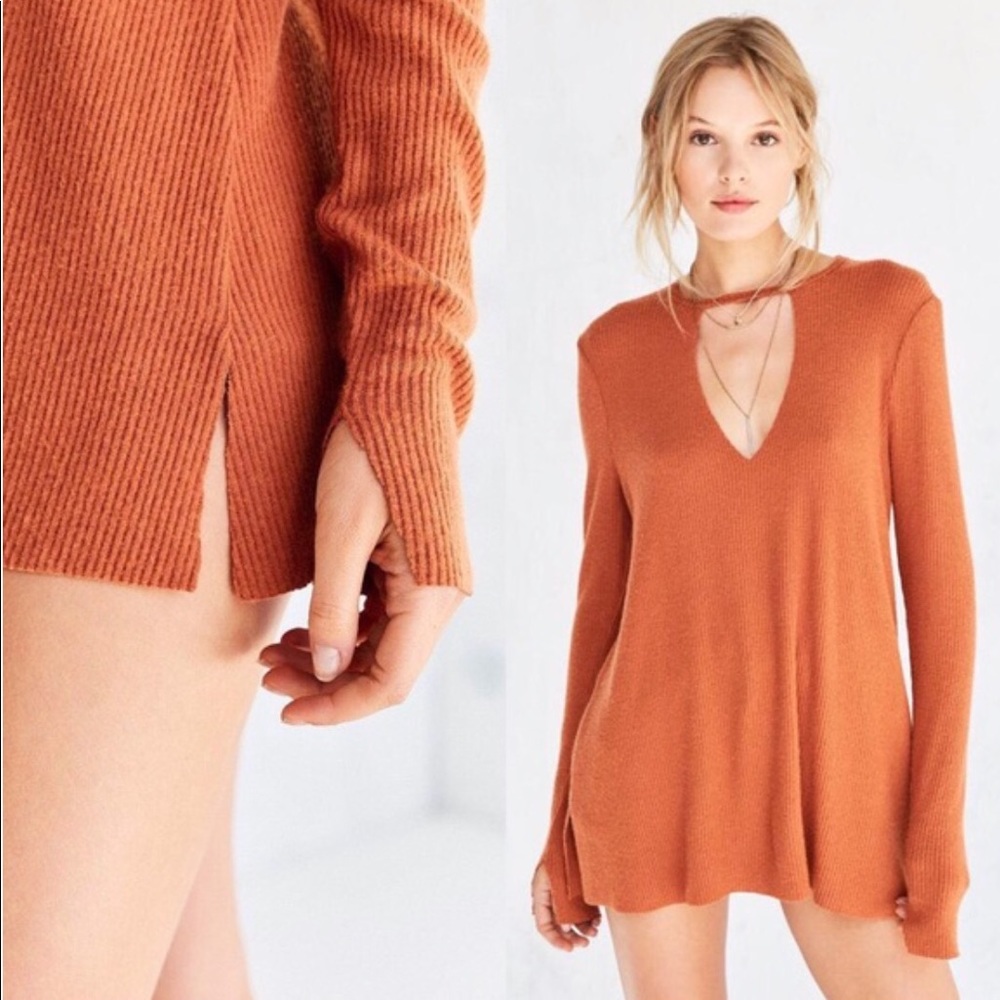 Project Social T Irresistible Cutout Deep V Tee